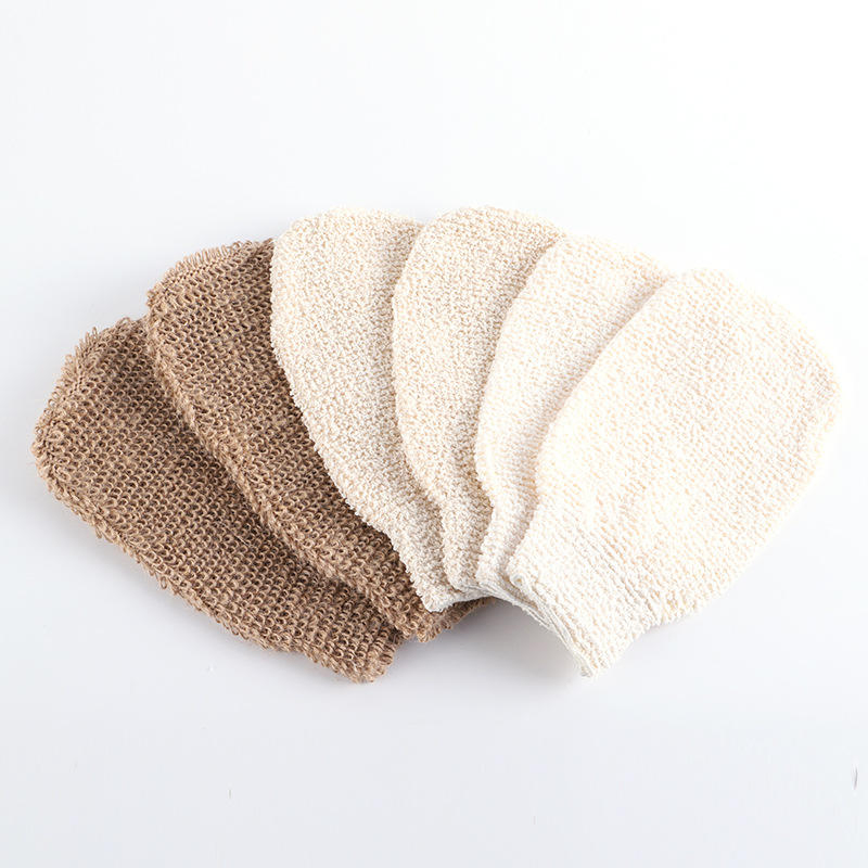 Point Hemp Bath Foaming Towel Wipe Sponge Loofah Material for Skin Care Manufacturer Wholesale Body Massage Jute Bath Gloves