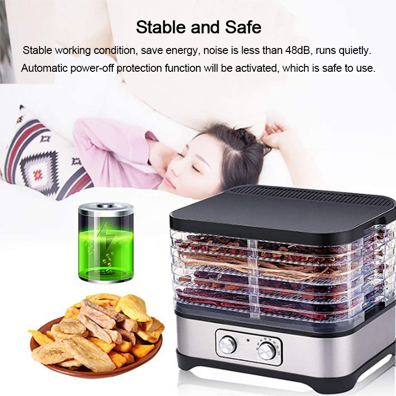 220V Home Use 5-Trays Machine Electric Fruit Food Dehydrator