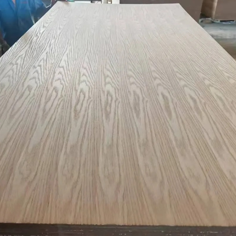 MDF Board Red Oak Veneer Furniture Grade Double Face Melamine MDF Supplier
