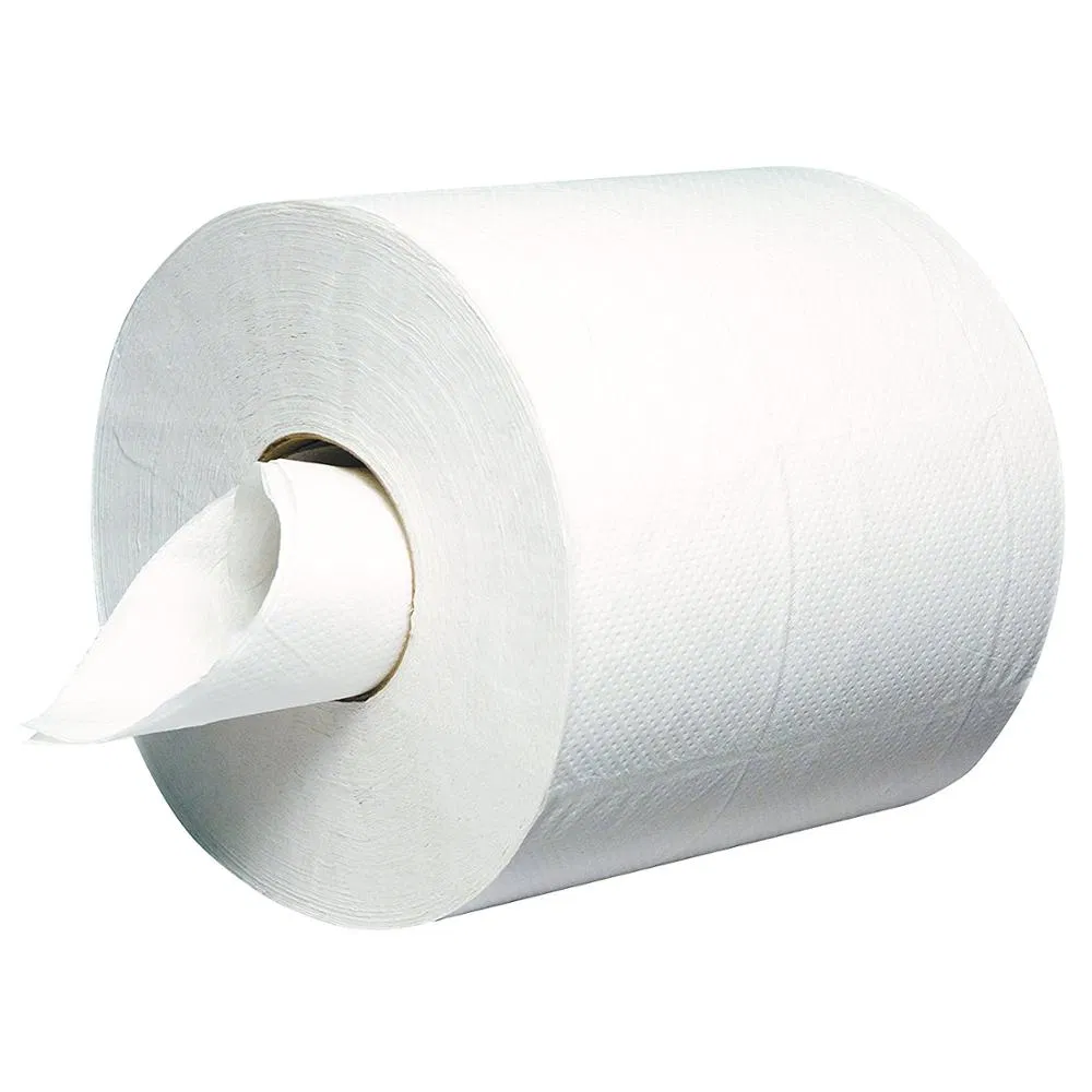 Ulive Virgin Bamboo Reusable Recycled 2 Ply White Center Pull Towel