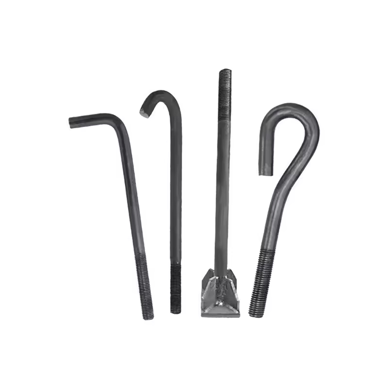 4.8 8.8 Anchor Bolt Manufacturer L-Shaped Welded Plate J 9-Character 7 Anchor Embedded Foundation Bent Anchor Bolt