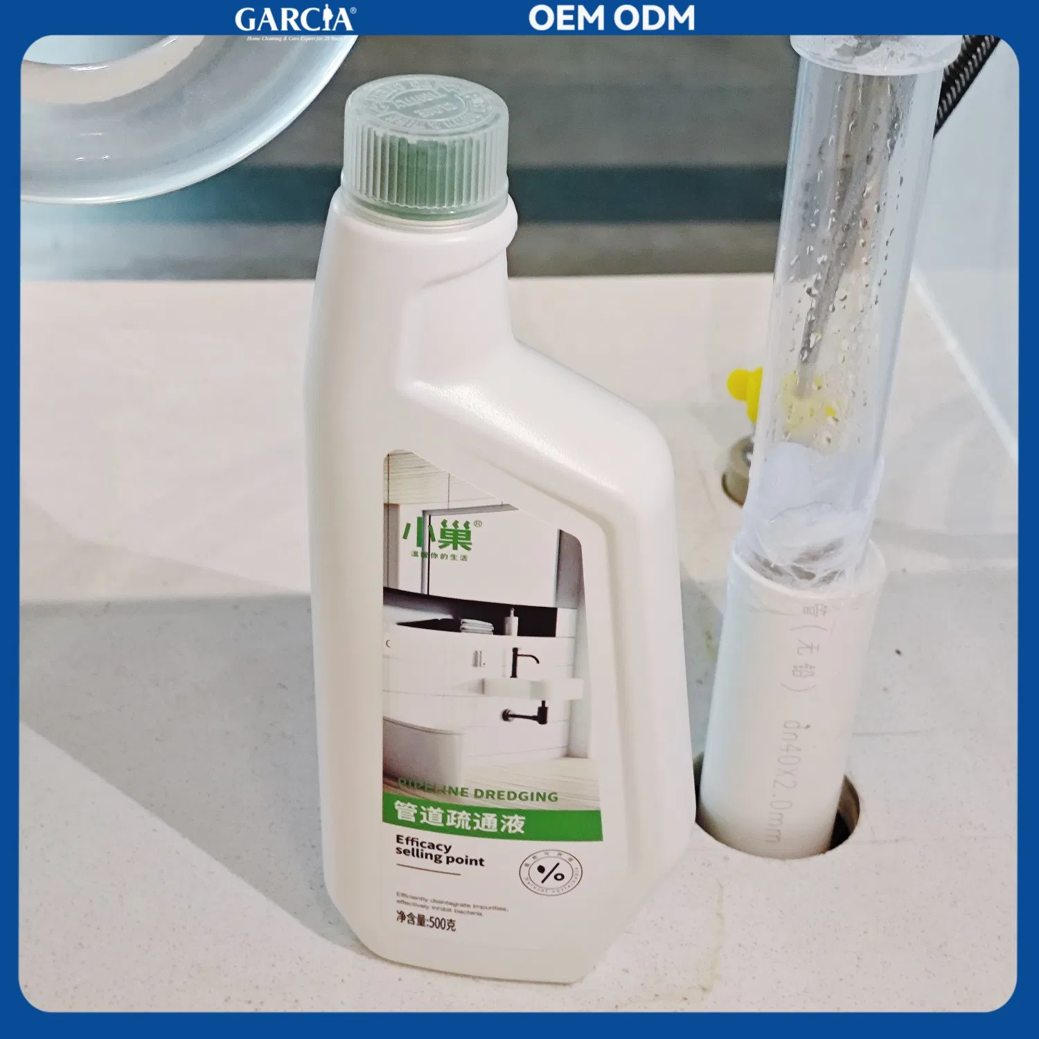 Superior Drain Cleaner with Surfactants for Strong Clog Removal