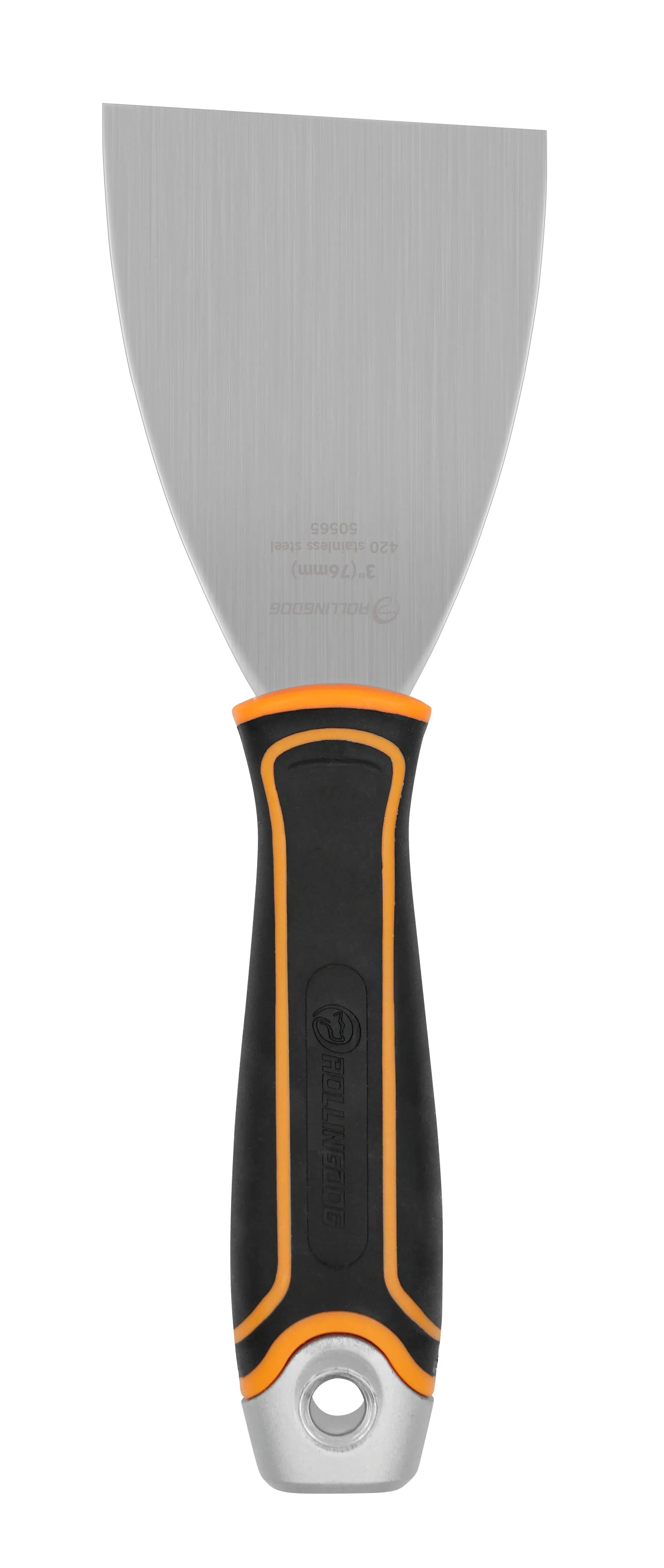 Rollingdog 50565 3" Angled Putty Knife Easy Scraping Into Corners.