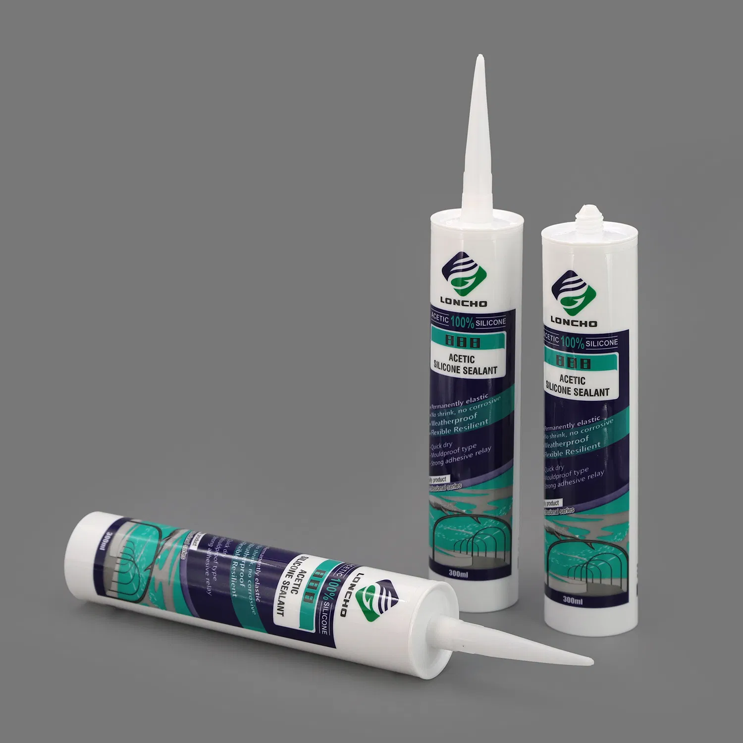 Anti-Corrosion CE-Certified Acetic Silicone Sealant for Aesthetic Finishing Touches