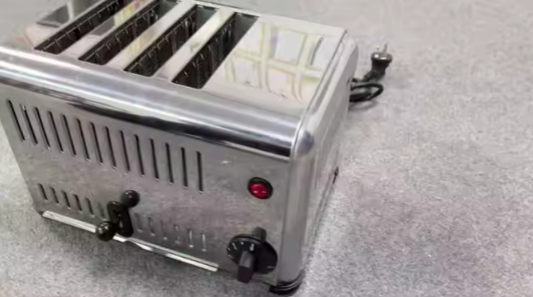 Modern High-Quality Stainless Steel Toaster with Adjustable Browning Features