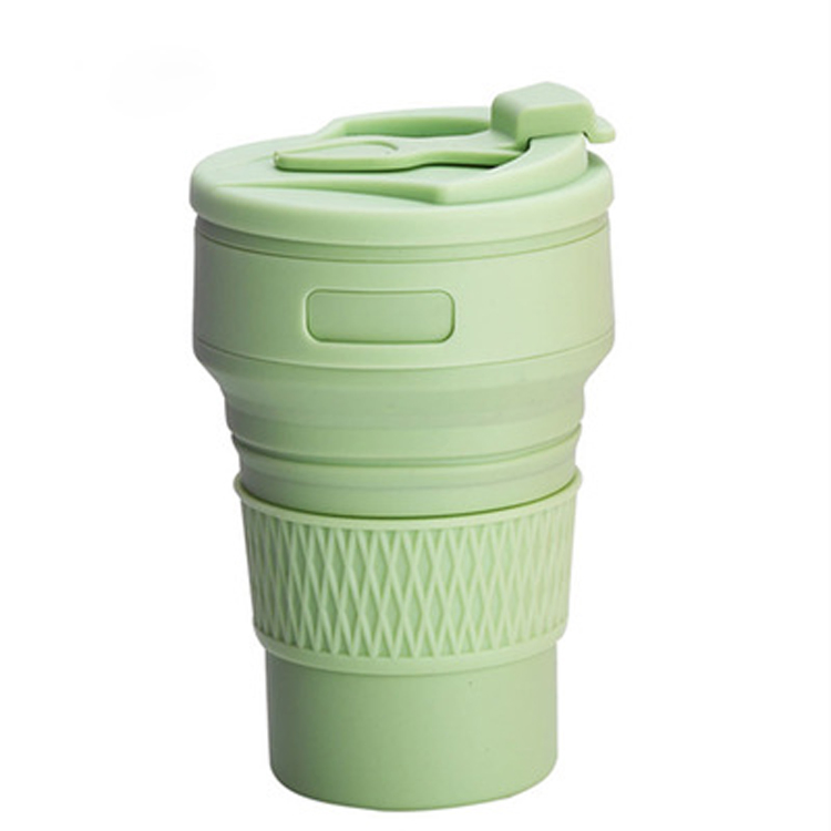 Portable Food Grade Silicone Foldable Cup Telescopic Coffee Cup