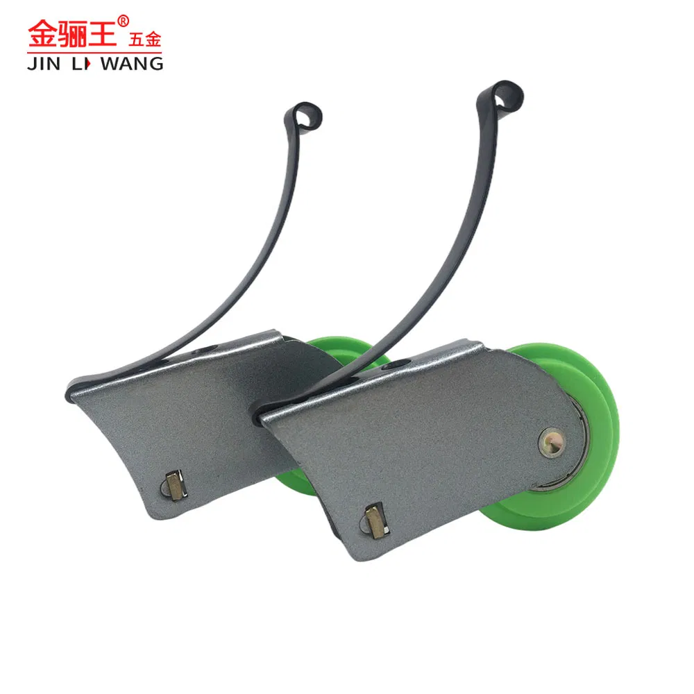 Wholesale Furniture Hardware Fittings Plastic Nylon Pulley Slide Wardrobe Closet Cabinet Door Roller