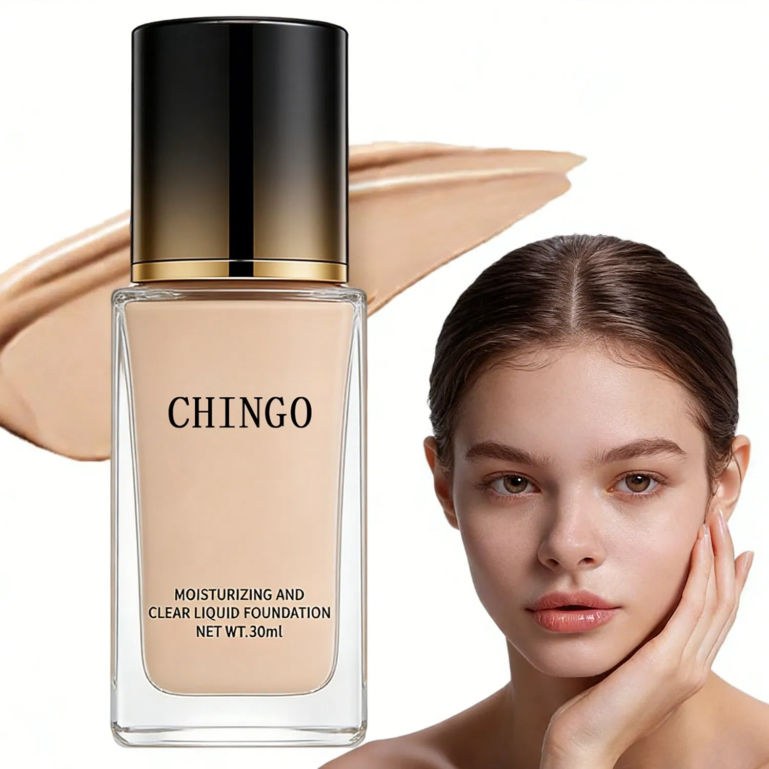 Silky Smooth Lightweight Liquid Foundation Creates Airbrushed Flawless Complexion