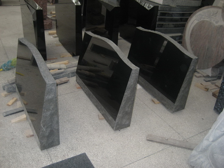 Absolute Black Granite Memorials/Headstones/Monuments/Bench