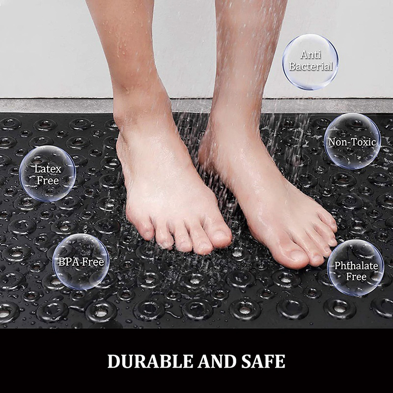 Quick Absorbent Hard Diatomaceous Earth Diatomite Stone Bath Mat for Bathroom