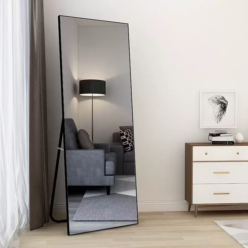 Full-Length Mirror Wall-Mounted LED Light Bathroom Mirror with Mist Eliminator.