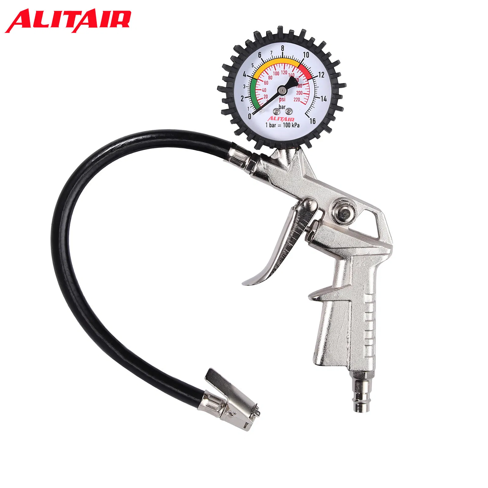Ningbo Alitair Tire Inflation Air Gun with Pressure Gauge