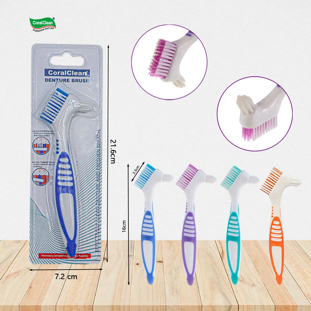 Wholesale Denture Brush Caja De Bao PARA Dentaduras Prosthesis Brush Storage Brush Tooth