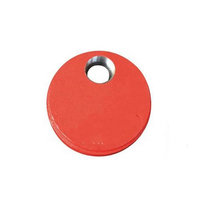 Manufacturers Supplier Custom Logo Ductile Cast Iron Grooved Pipe Fitting End Cap with Eccentric Hole