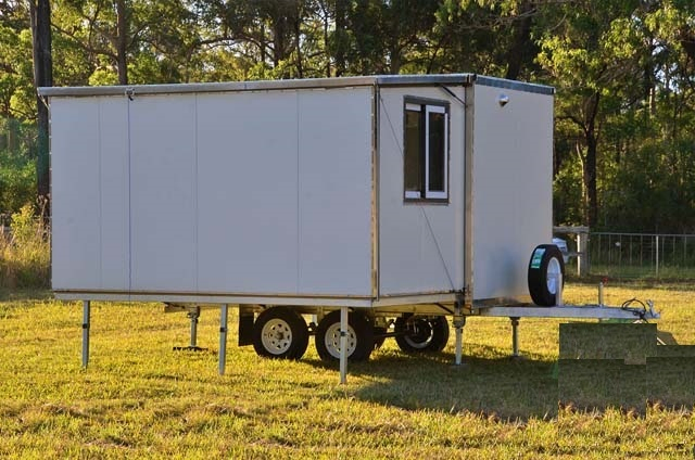 Popular Expandable Tiny Show Room Mobile Outdoor Office on Trailer