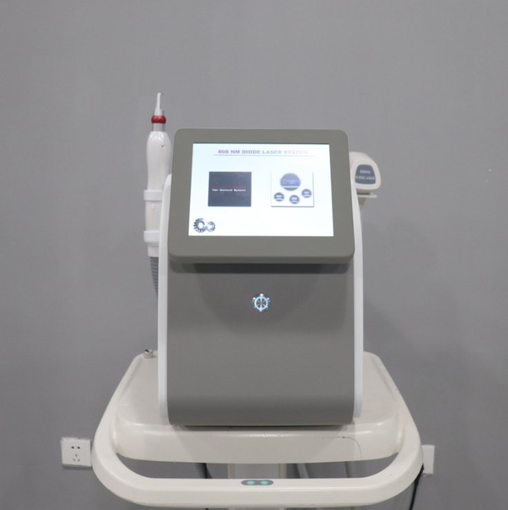 2 in 1 1600W 808nm Diode Laser Hair Removal 3 Wavelength 808 755 1064 and ND YAG Laser Tattoo Removal Machine