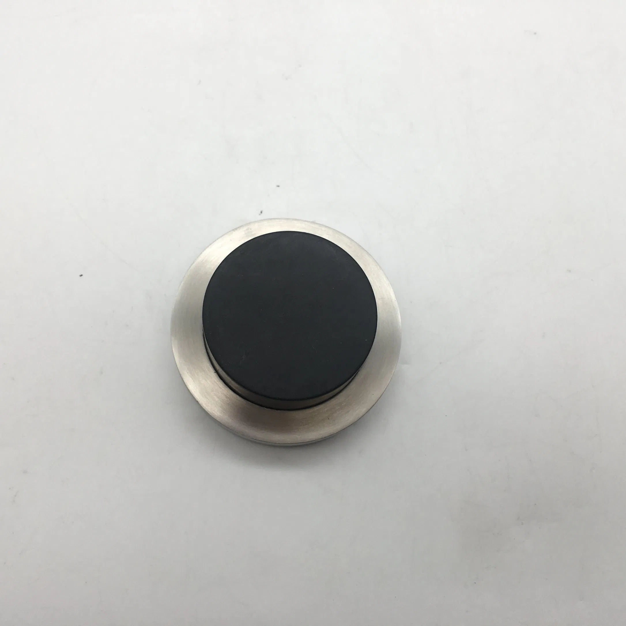 Silver Solid Stainless Steel Anti-Collision Door Stoppers Bedroom Wall Absorbing Strong Magnetic Door Stopper