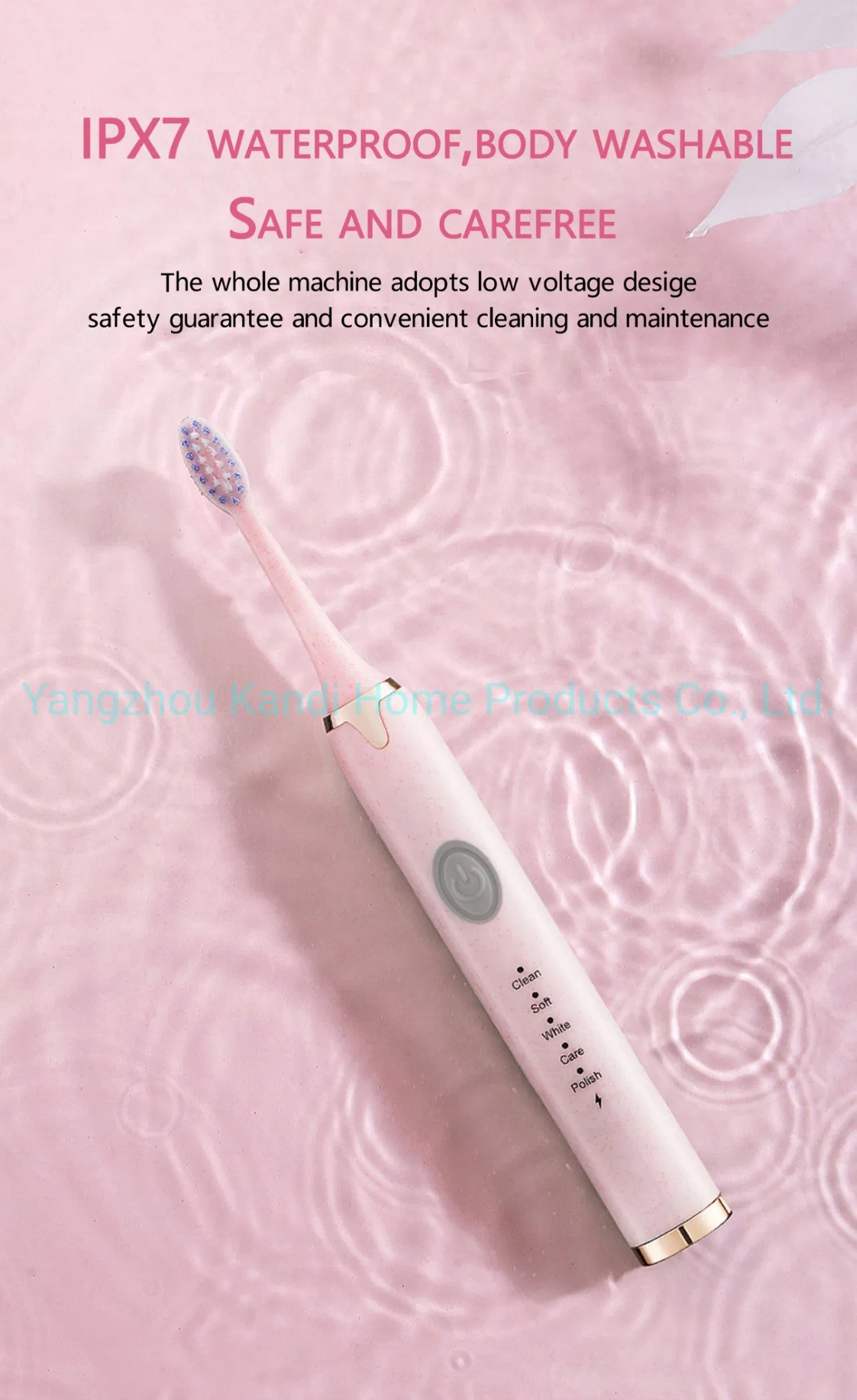 OEM Rechargeable Oral Automatic Rechargeable Travel Sonic Electric Toothbrush