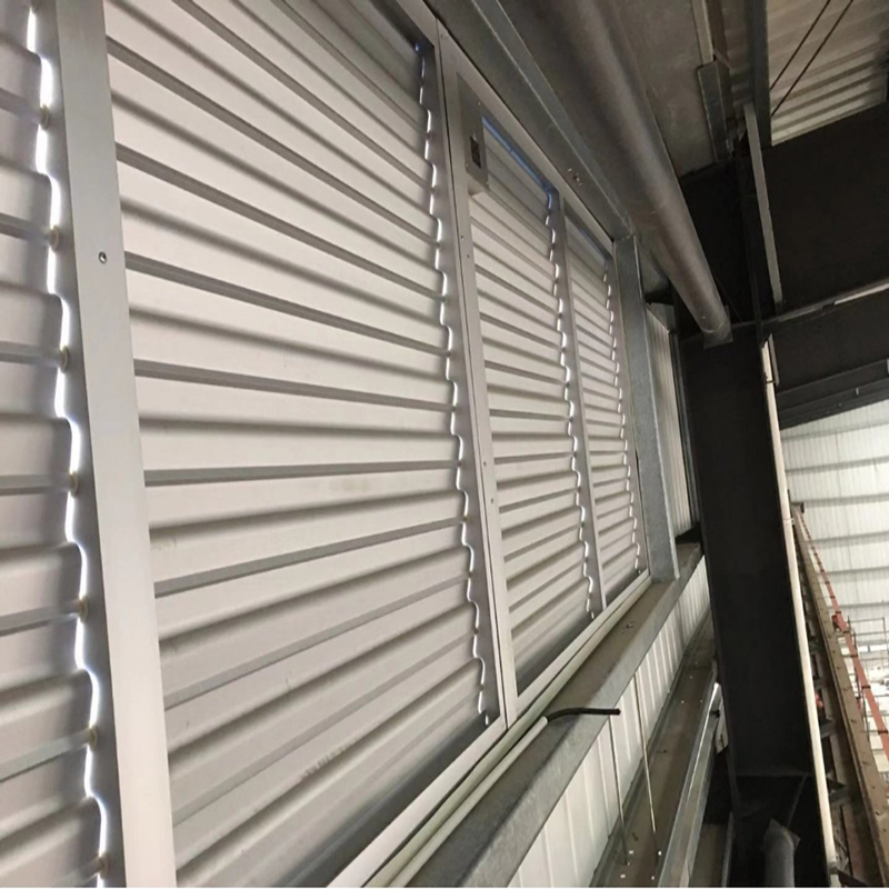 Customerized Air Vent Covers Extruded Aluminum Louvers Rain Proof Blinds Grille