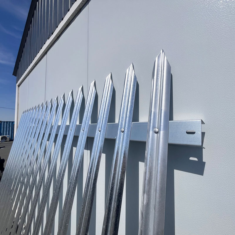 Hot Dipped Galvanized Steel Palisade Fencing for Papua New Guinea