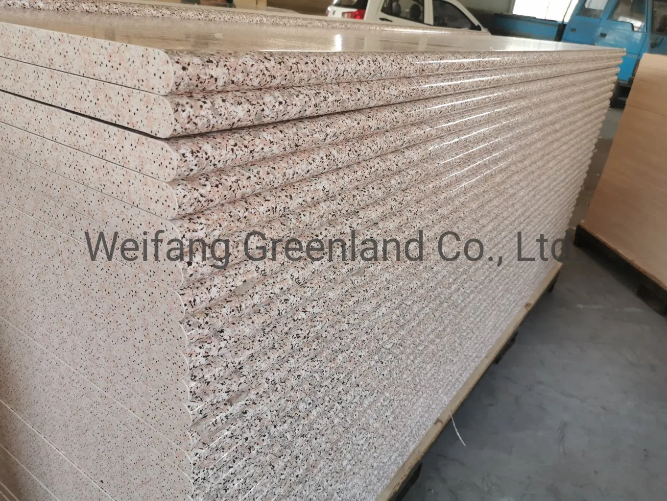 2026 New Designs HPL Finish Kitchen Table Tops with Size 3000mm/3600mm/2440mm
