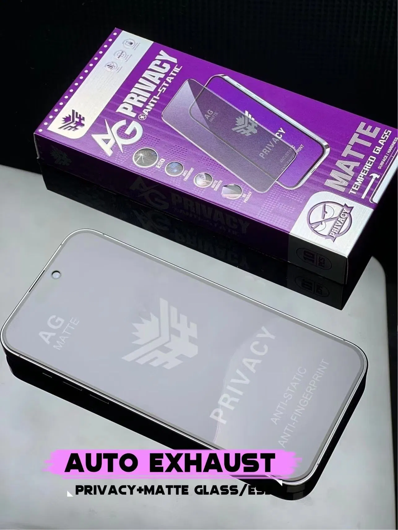 Защитное стекло Iron Superman для iPhone 14 Plus/Pro Max