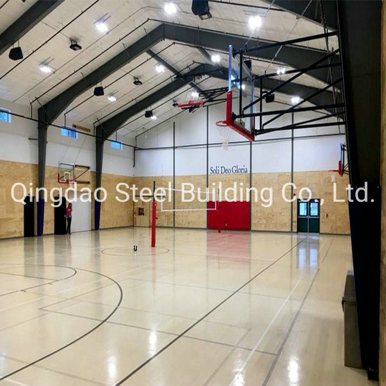 Design Manufacturer Customized Prefabricated Steel Structure Sport Hall Building Prefab House