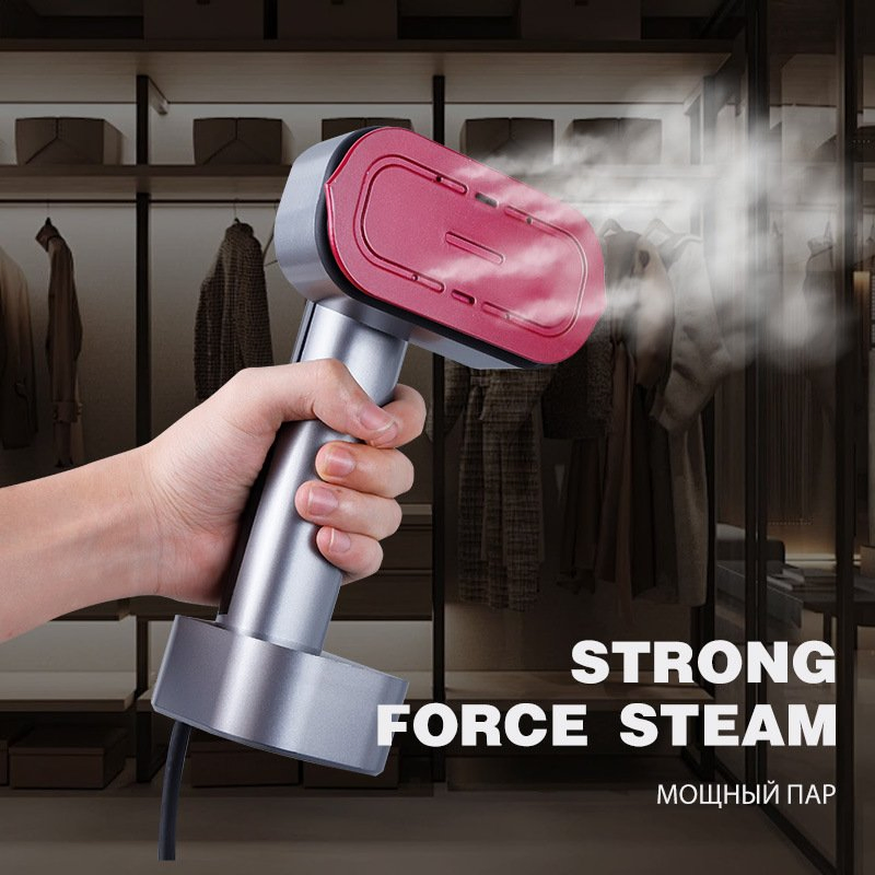 Household Handheld Large-Capacity Steam Brush for Wet and Dry Use, Produces Steam Instantly, Steam Iron and Garment Steamer