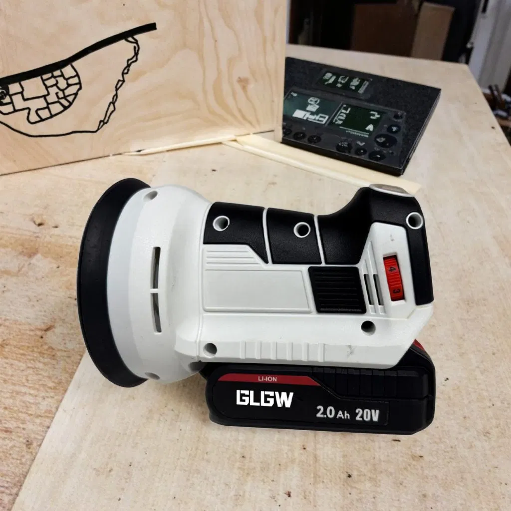 Glgw Battery Power Tools 18V 5 Inch Cordless Electric Random Orbital Sander