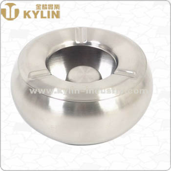 Promotional Low Price Mini Shape Stainless Steel Office Home Ashtray Bin
