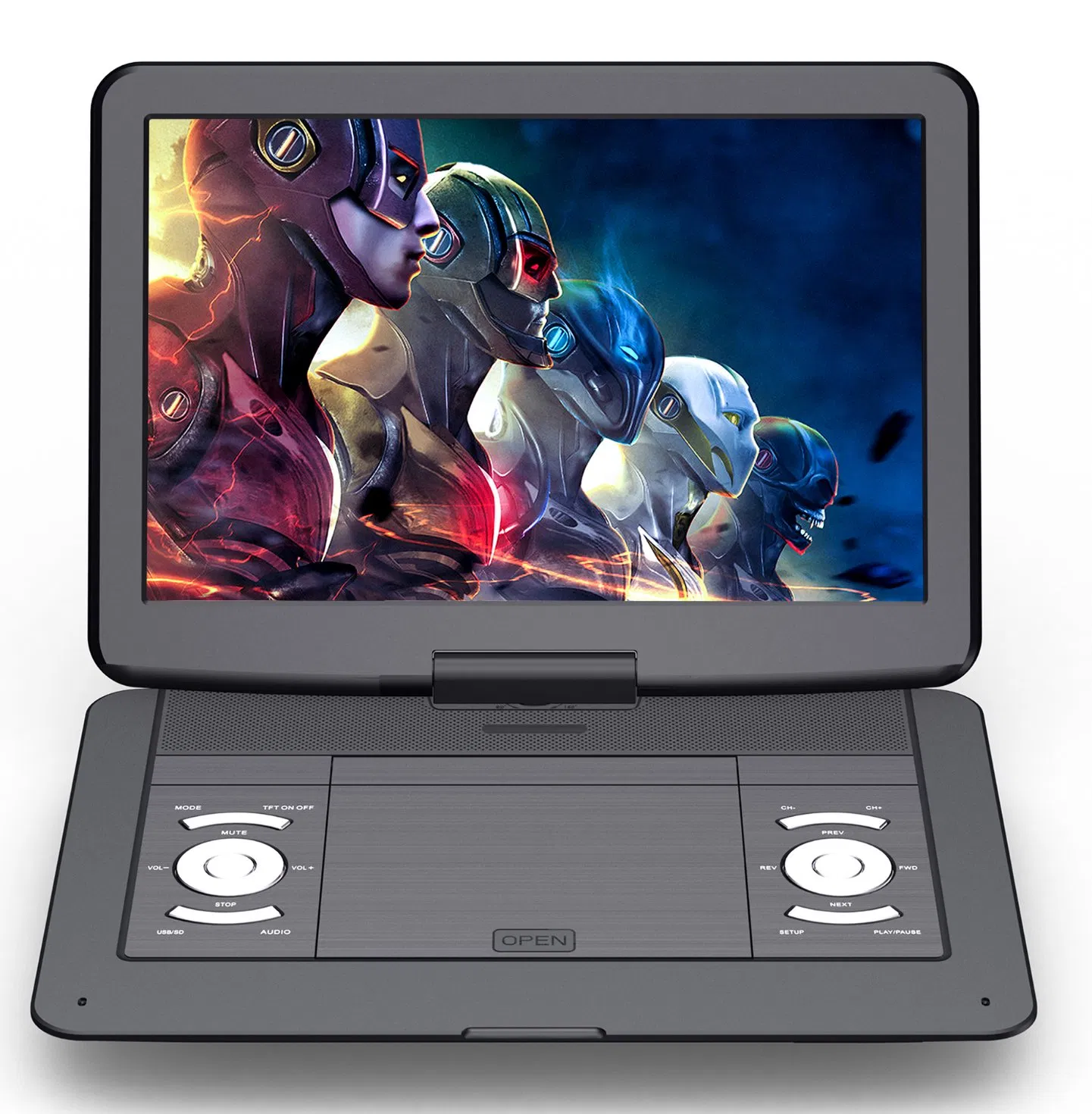 Портативный DVD-плеер 13.3 дюйма с USB и SD