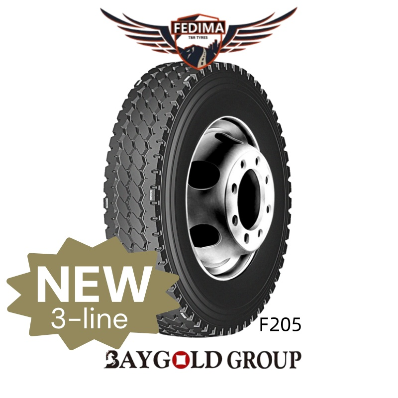 Fedima TBR 7.50R16 / 12R22.5 Llantas para Camiones de Sobrecarga