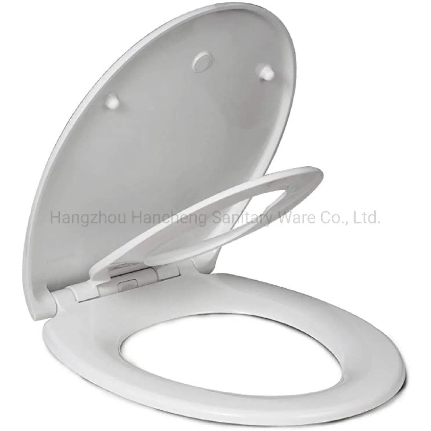 Child Potty Training Soft Close Quick Release Toilet Seat with Top Fixing Bottom Fixing