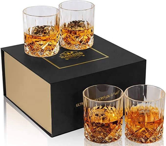 Бокалы для виски Old Fashioned, 10 унций, набор 4 шт
