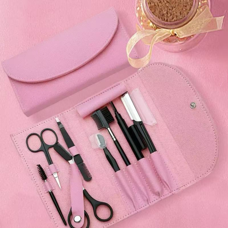 Wholesale Beauty Mirror Glow Stainless Steel Beauty Eyelash Trimmer Eyebrow Nose Trimmer