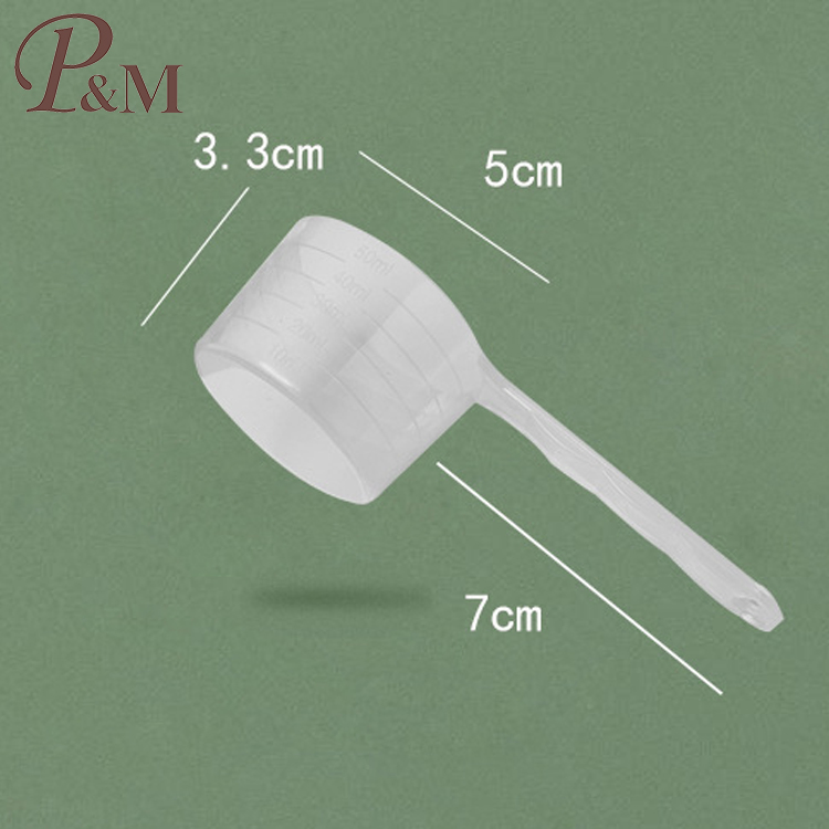 P&M High-Quality Protein Powder Scoop 20ml Clear or White Measuring Spoon