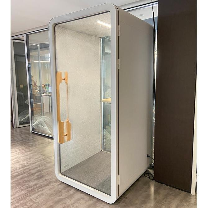 Soundproof Cabin: ISO9001 Certified Soundproof Office Booth with Aluminum Frame
