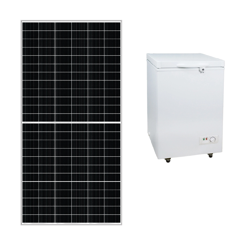 Beach Bar Ice Cream Low-Consumption Solar Chest Inverter Freezer