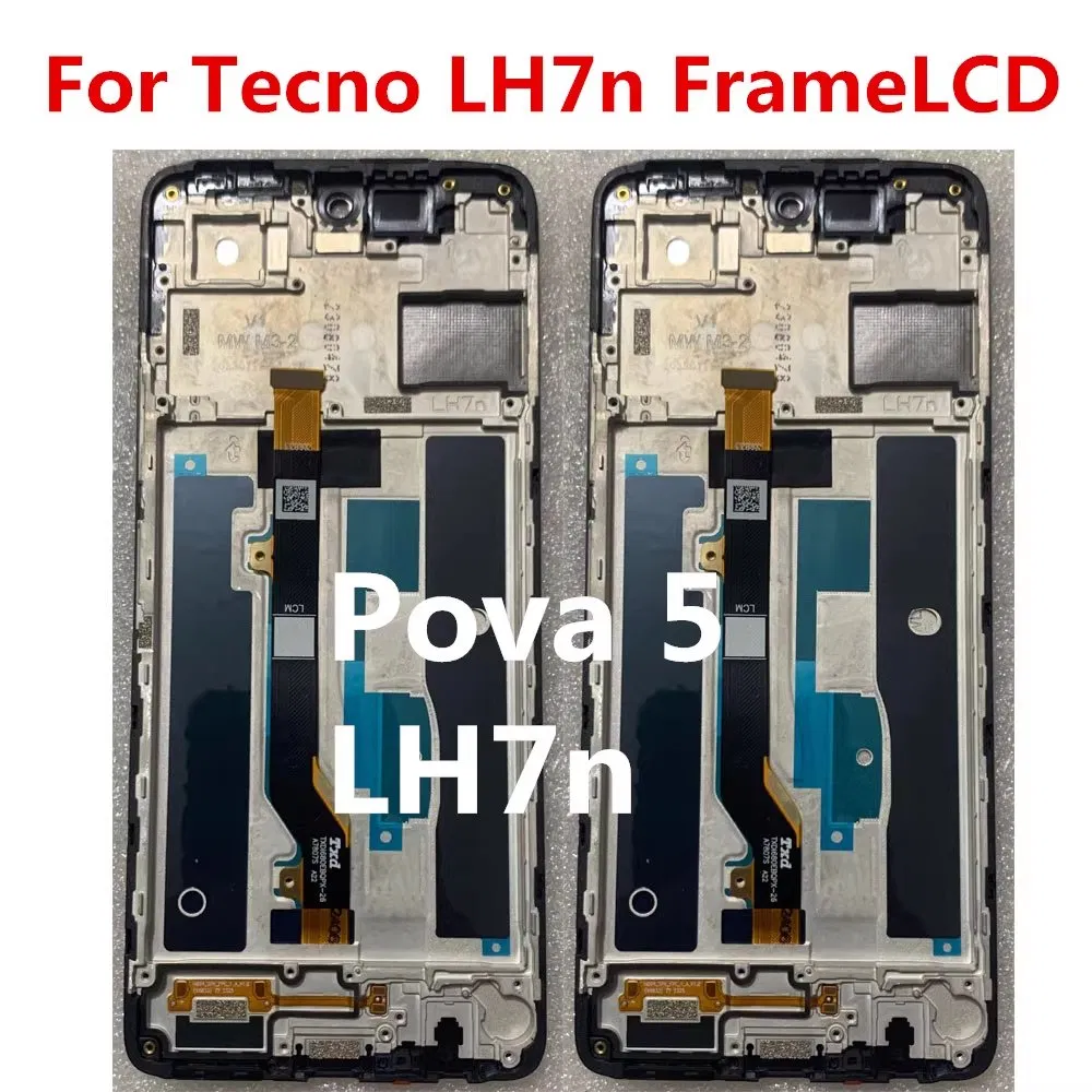 Mobile Phone LCD Display for Tecno Pova 5 Touch Screen Digitizer for Tecno Lh7n Screen