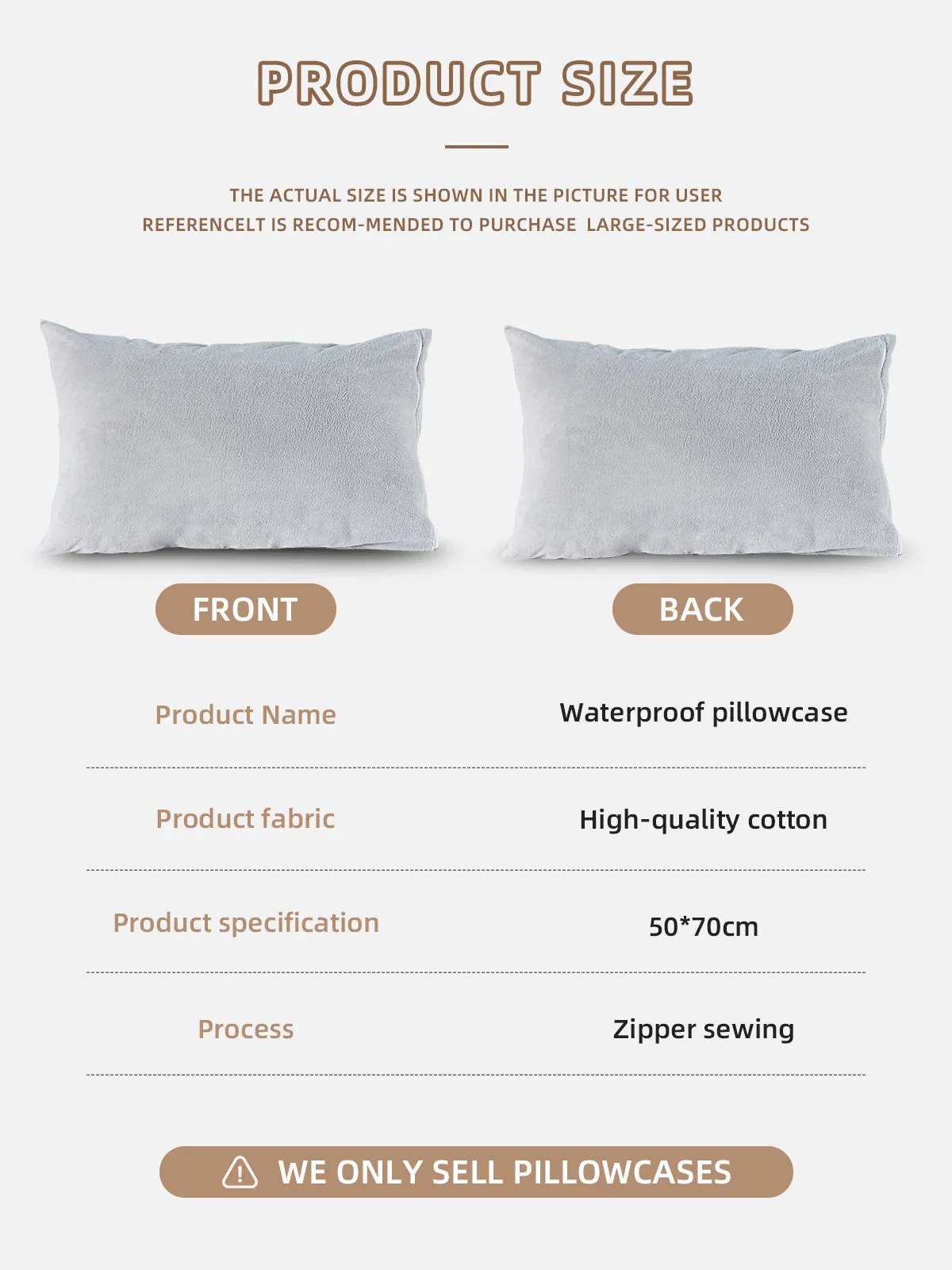 Waterproof Pillow Protector Non Woven Pillowcase Pillow Cover