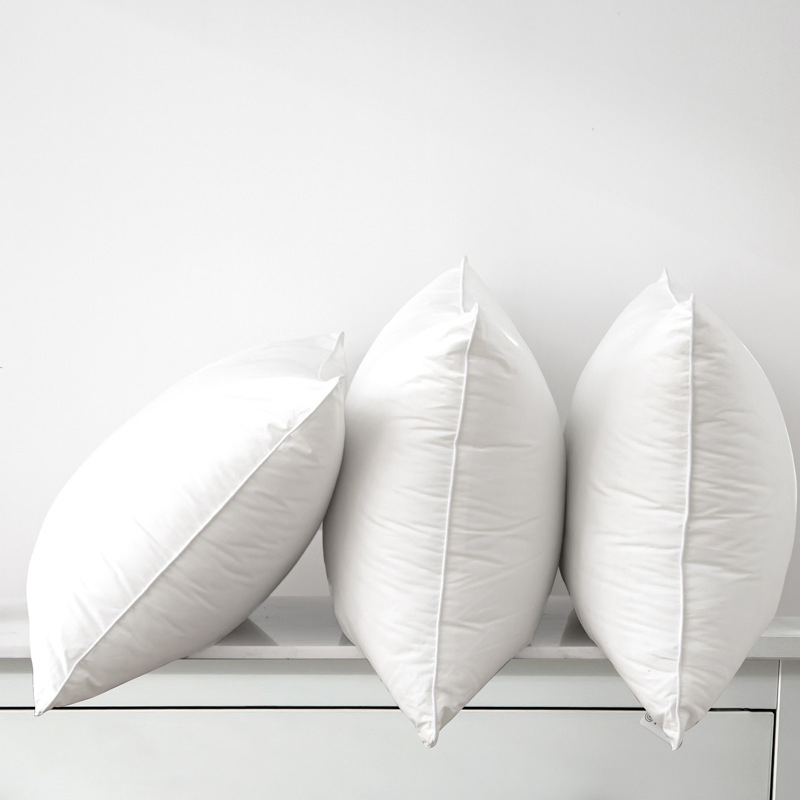 OEM 5 Star Hotel Pillows Bed Sleeping White Microfiber Cushion Pillow for Home or Hotel