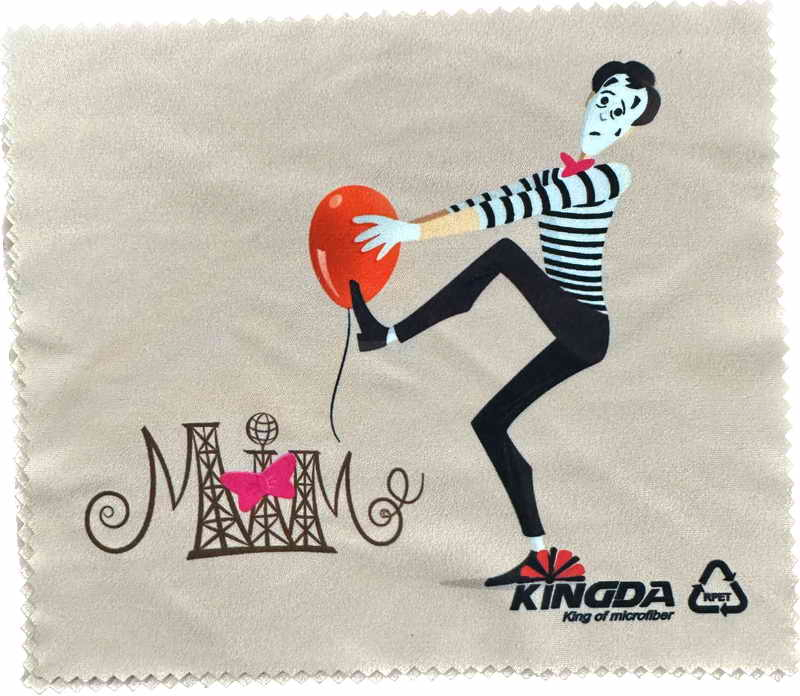 Custom Cartoon Printed Digital Printed Lens Sunglasses Eyeglasses RPET Cloths