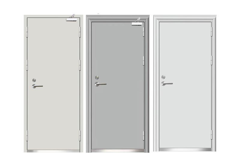 UL Listed Fire Rated Iron Door with Custom Glaze Option