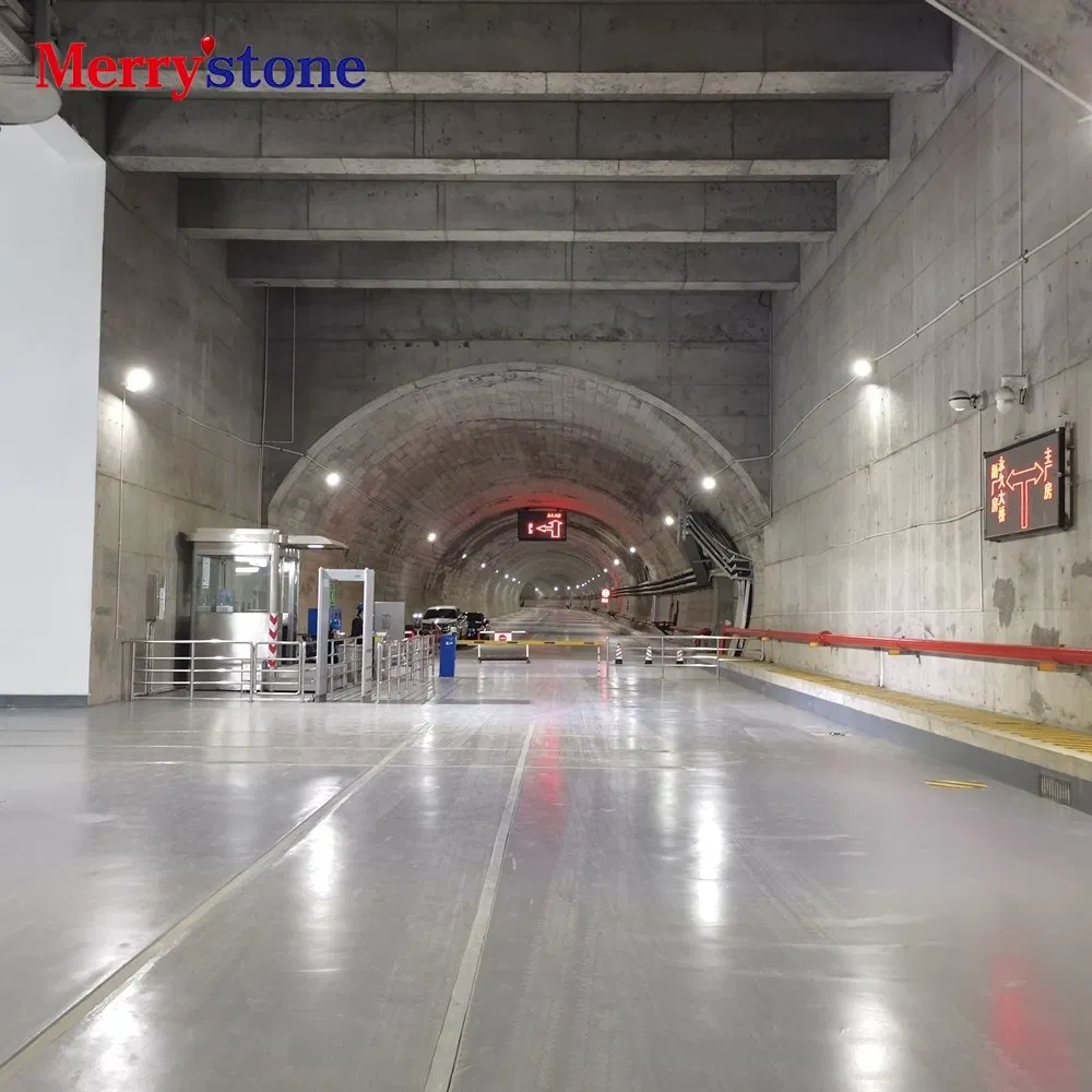 Enhanced Gloss Colored Concrete Sealer Floor Used for Mixed-Use Developments