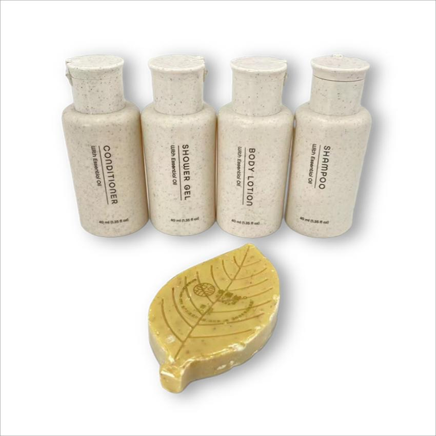 Eco-Friendly Luxury Disposable Hotel Supplies Amenities Sets Hotel Soap Shampoo Amenities