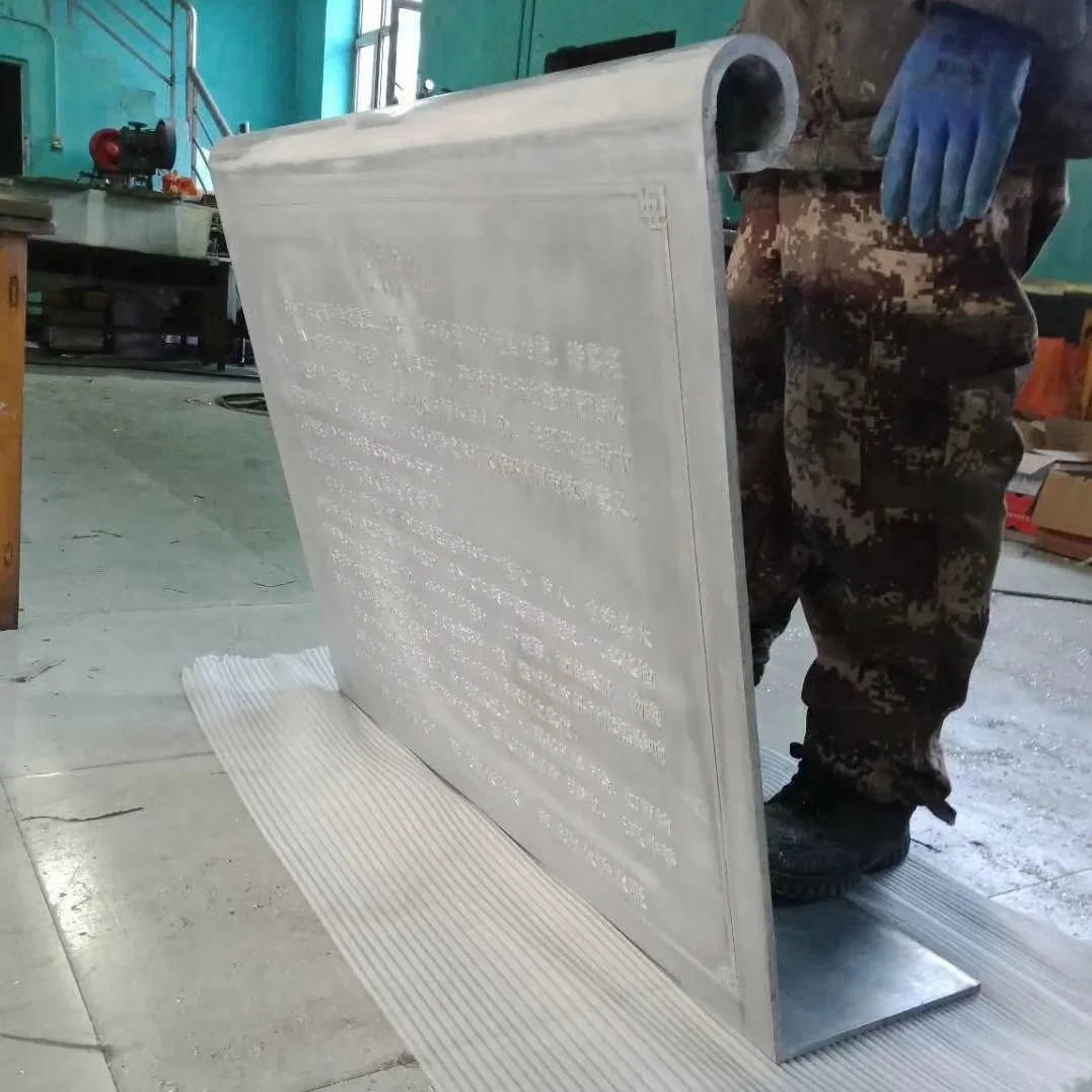 High-Quality Aluminum Signage Custom Warning Plaque for Businesses