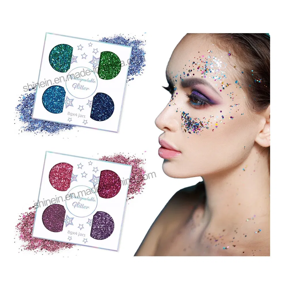 Festival Extra Fine Bio Glitter Cosmetic Makeup Face Body Biodegradable Glitter Powder