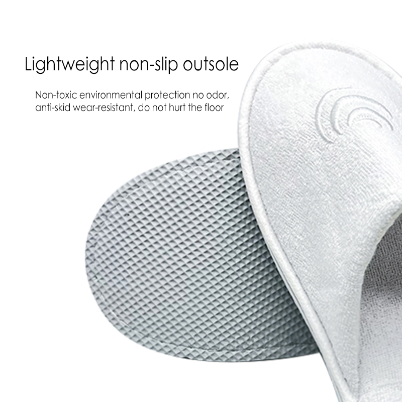 Eco-Friendly Non-Slip Soles Hotel SPA Comfortable Disposable Slippers