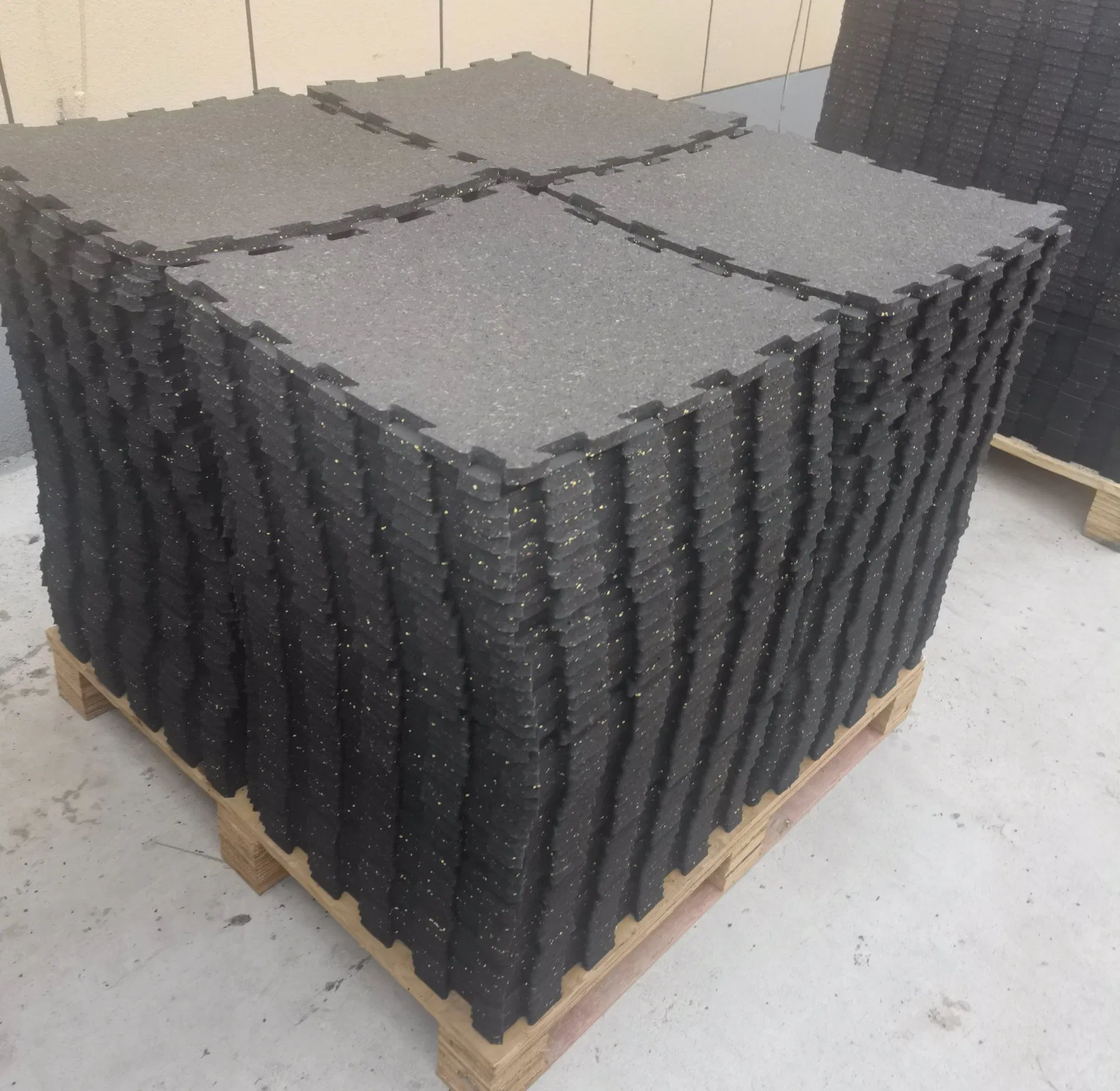 New Arrival Crossfit Gym Floor Interlock Rubber Mat Tile