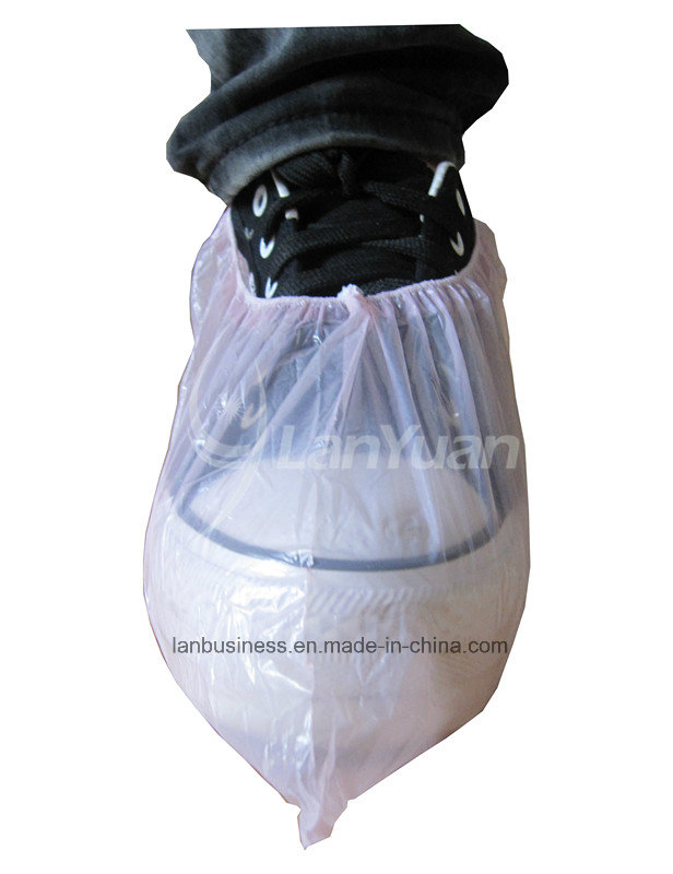 Machine Made Disposable Plastic Shoecover PE Shoecover